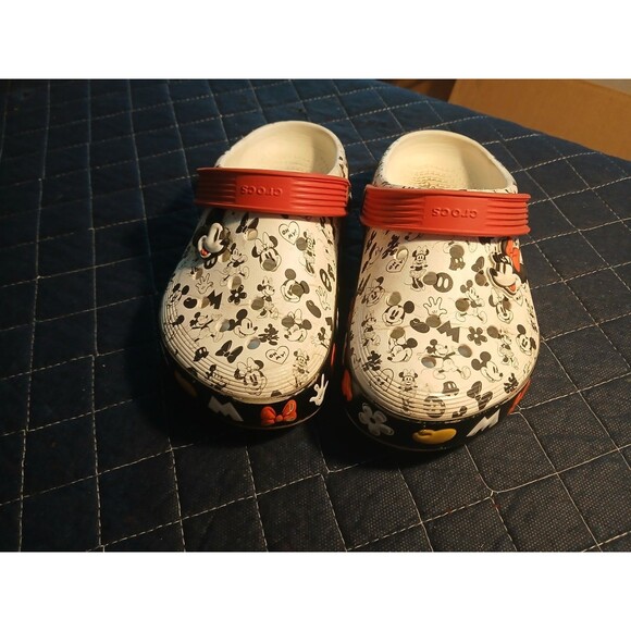 CROCS Other - CROCS Kids' Mickey and Minnie Mouse Clogs- Red and Black size 1 J